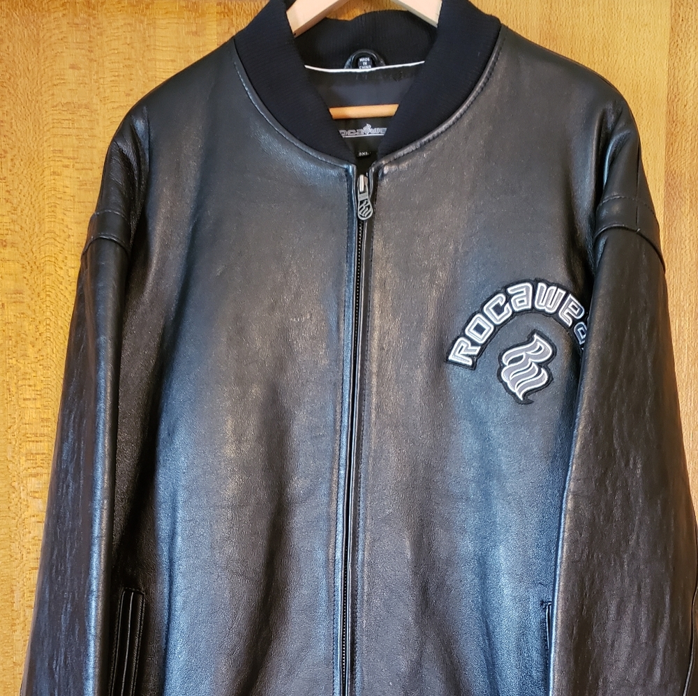 Roca Wear Leather Coat